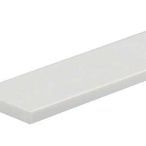 Arcansas Plochý profil PVC bílý matný 20 x 3 x 1000 mm v:6110159