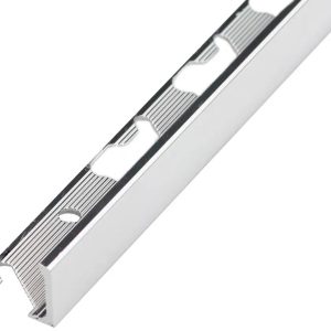 Arcansas Ochranný profil ALUCER alu stříbrný elox leštěný 10 x 2,8/19 x 2500 mm v:5259536 Arcansas Ochranný profil ALUCER alu stříbrný elox leštěný 10 x 2,8/19 x 2500 mm v:5259536