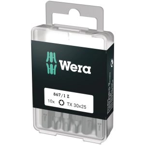 Wera Sada bitů Torx 867/1 Z DYI, TX30 x 25 mm, 10 dílná v:6428494