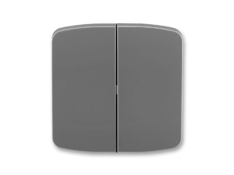 ABB Kryt spínače TANGO 3558A-A652 S2 kouřově šedý 20,1 x 62,25 x 62,25 mm v:6656169
