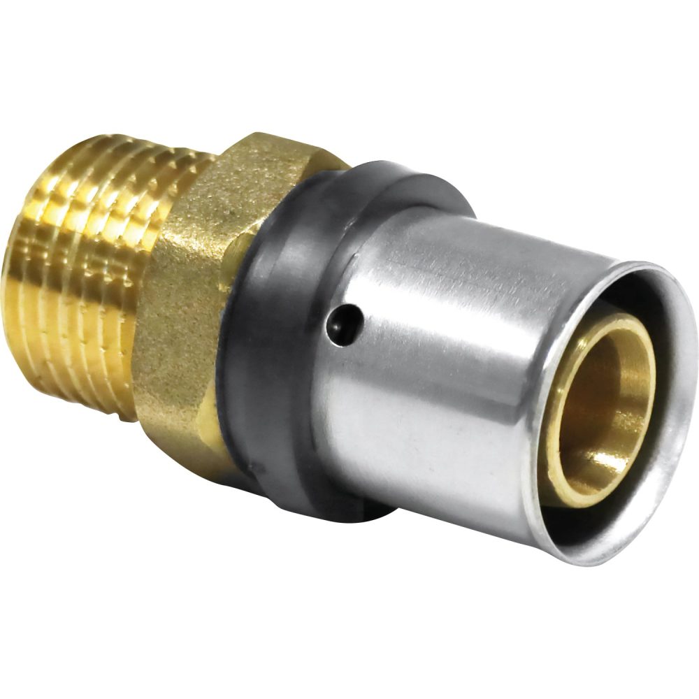 PIPETEC Lisovací přechodka PFUA2606 měděná, 26×3 v:6771596