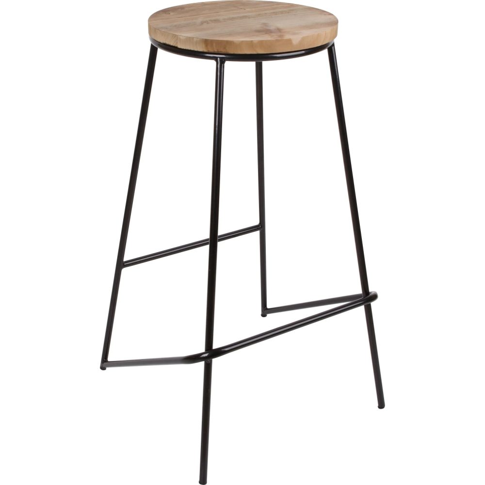 Barová židlička borovice/kov 71 cm v:6208458