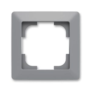 ABB Rámeček 1-násobný Zoni, šedá/bílá v:6654305 ABB Rámeček 1-násobný Zoni, šedá/bílá v:6654305
