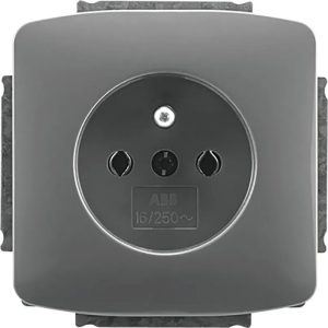 ABB 1násobná zásuvka TANGO 6619A-A06357 S2 kouřově šedá 37 x 73,8 x 73,8 mm v:6656219 ABB 1násobná zásuvka TANGO 6619A-A06357 S2 kouřově šedá 37 x 73,8 x 73,8 mm v:6656219
