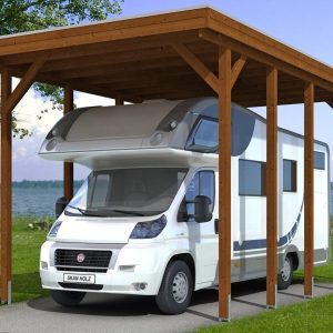 Skan Holz Přístřešek na auto Friesland Caravan ALU, ořech, 397 x 708 cm v:6247167 Skan Holz Přístřešek na auto Friesland Caravan ALU, ořech, 397 x 708 cm v:6247167