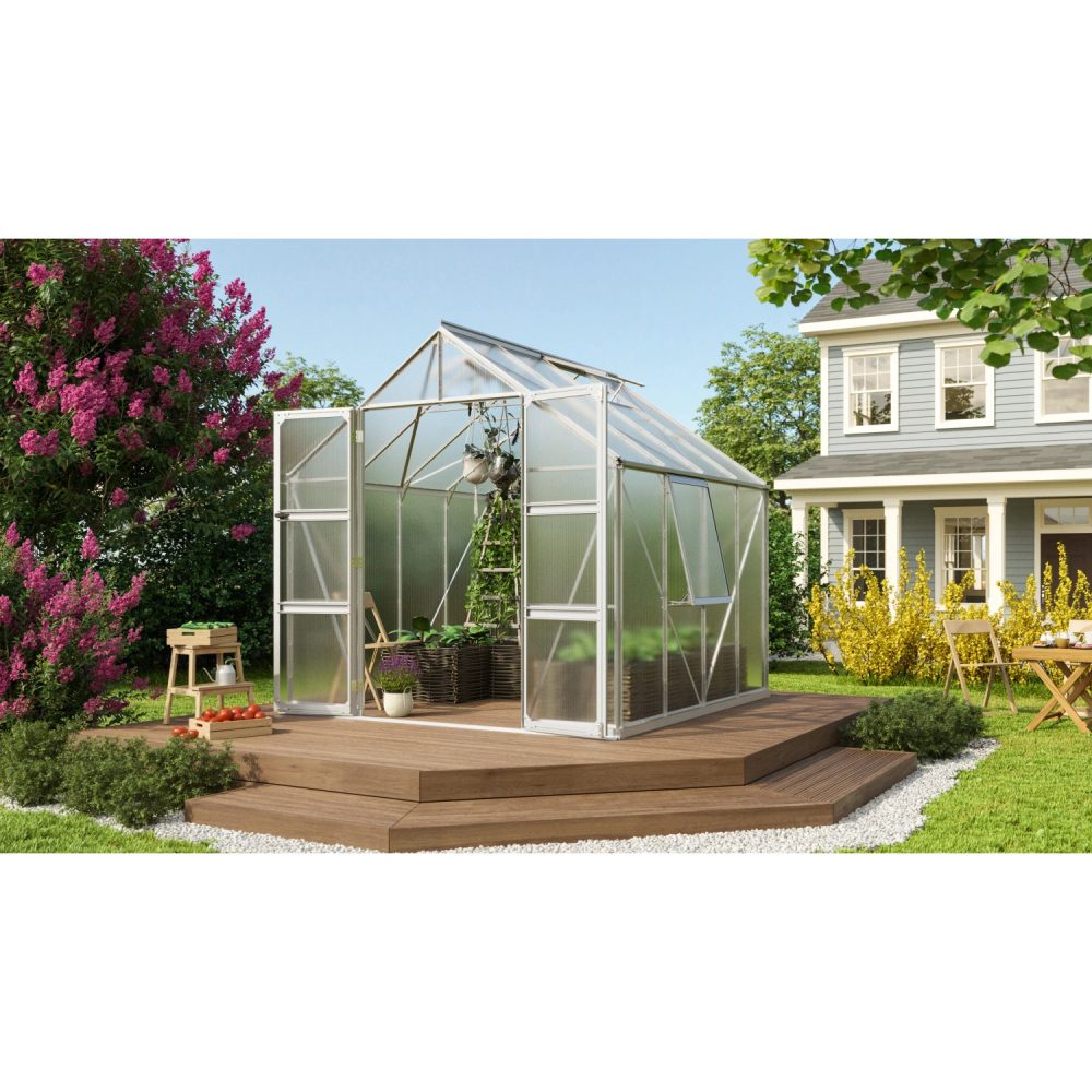 Vitavia Skleník Olymp 6700 HKP 6 mm eloxovaný hliník 257 x 258 cm v:5923917