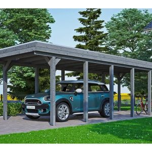 Skan Holz Přístřešek na auto Friesland ALU, břidlicově šedý, 314 x 860 cm v:6246441 Skan Holz Přístřešek na auto Friesland ALU, břidlicově šedý, 314 x 860 cm v:6246441