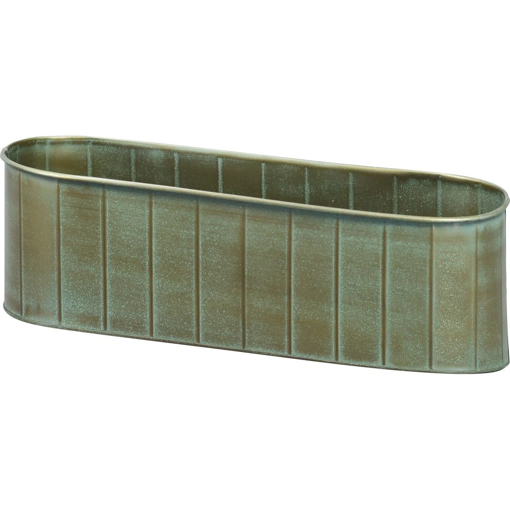 Zinkový obal na květiny 41 cm x 13 cm x 11 cm v:5774948 Zinkový obal na květiny 41 cm x 13 cm x 11 cm v:5774948