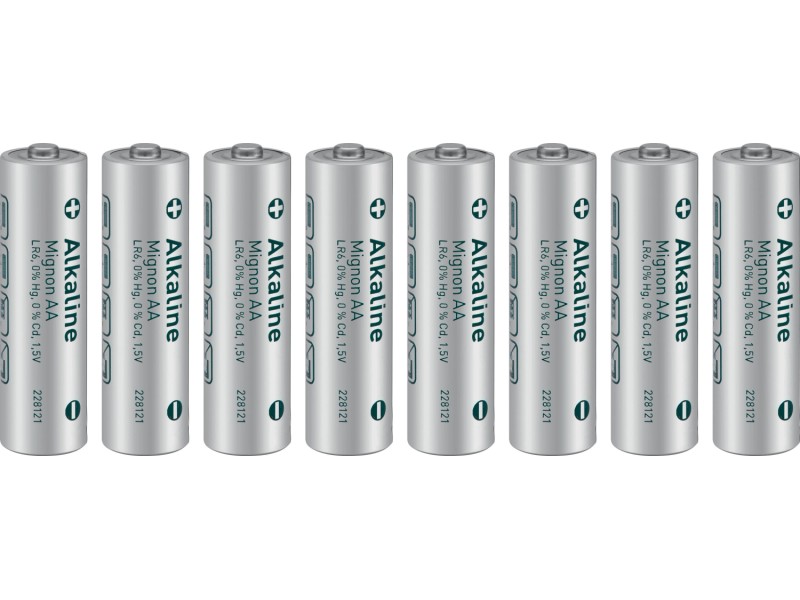 Alkalické baterie Mignon AA LR06 1,5 V, 8 ks v:6445837
