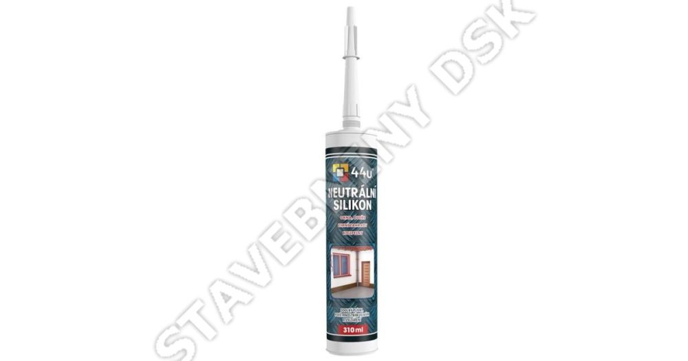 44u Neutrální silikonový tmel 310 ml hnědý Profi (12) v:6238631